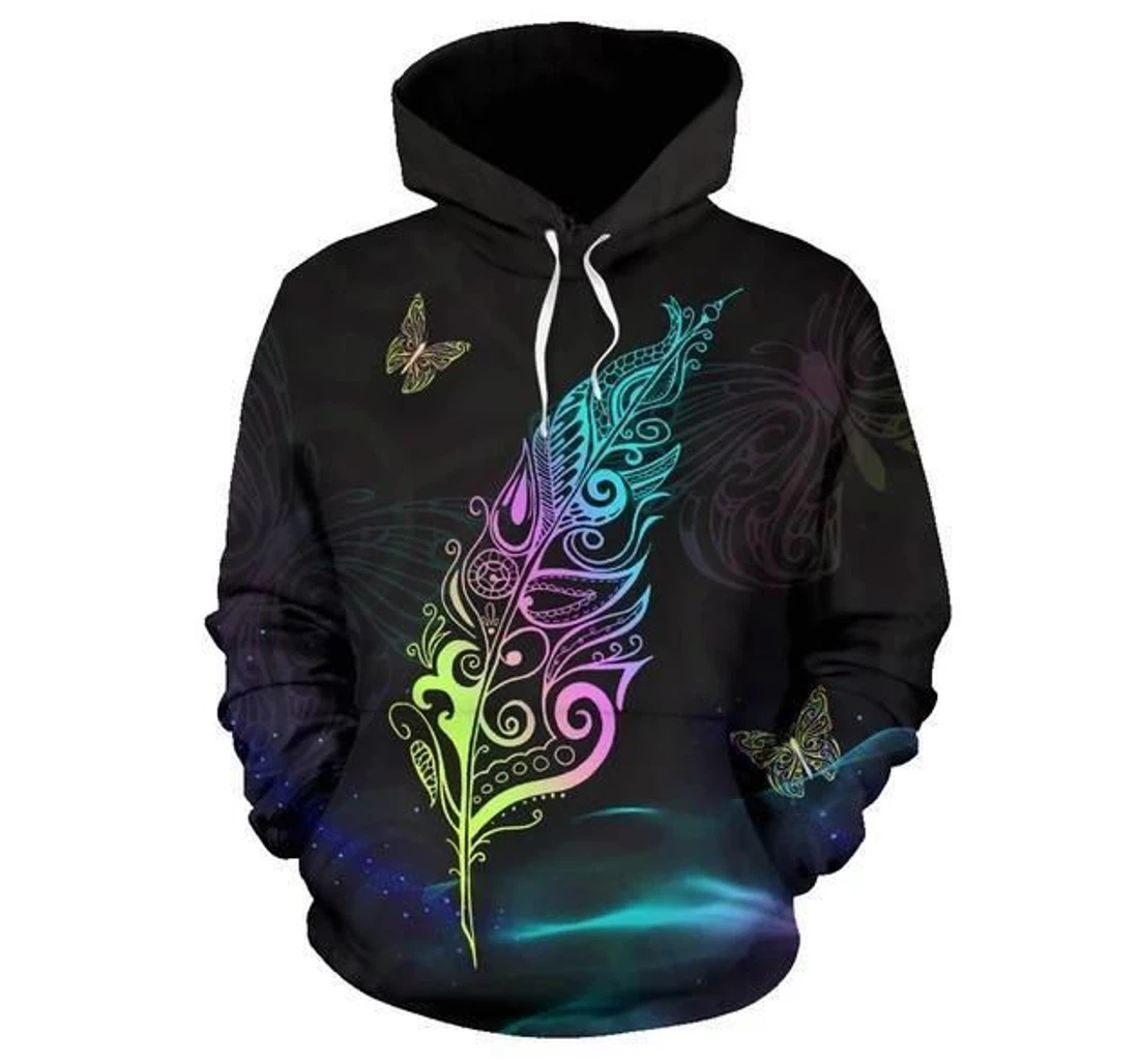 Personalized Light Silver Fern New Zealand Special Hkfba - 3D Printed Pullover Hoodie