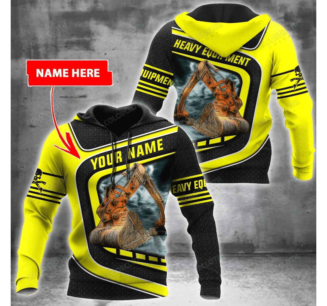 Personalized New Tractor Heavy Equipment Xh - 3D Printed Pullover Hoodie