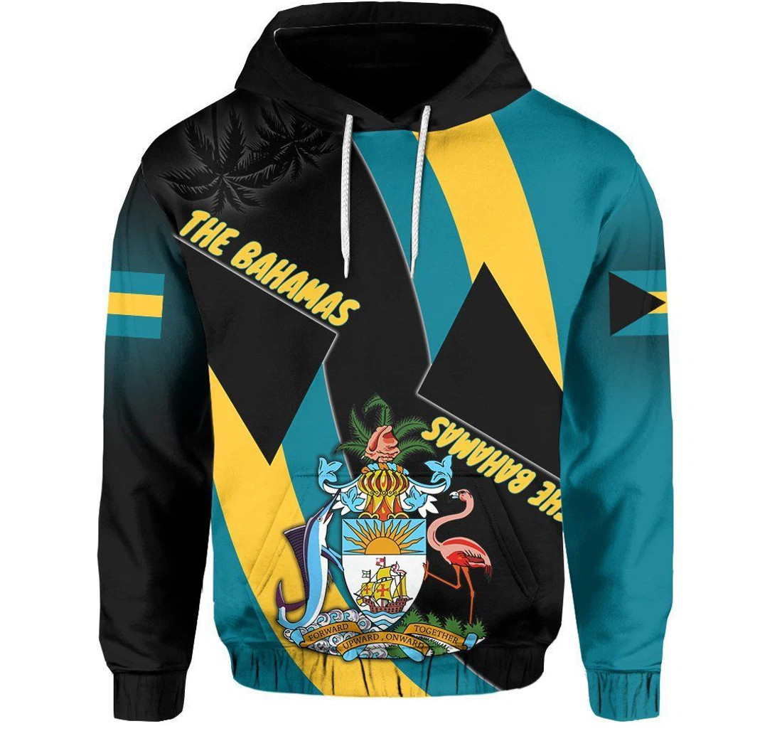 Personalized The Bahamas Special Flag Hkhud - 3D Printed Pullover Hoodie