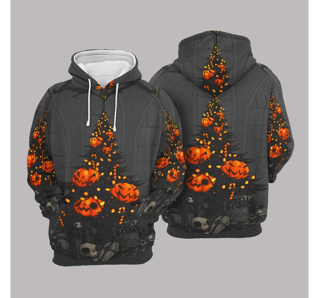 Personalized Halloween Hxeff - 3D Printed Pullover Hoodie