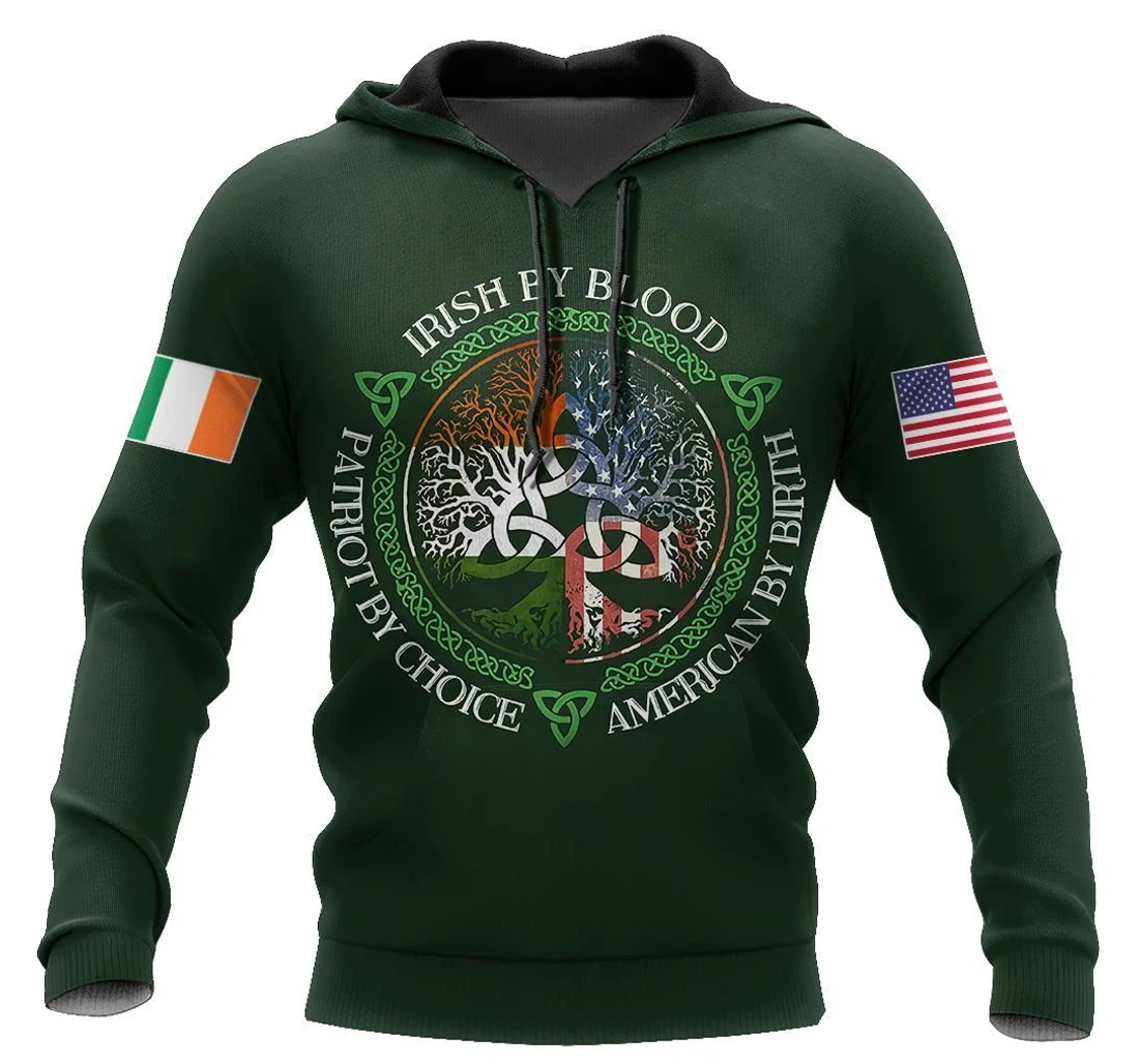 Personalized Irish St Patrick Day Dd - 3D Printed Pullover Hoodie