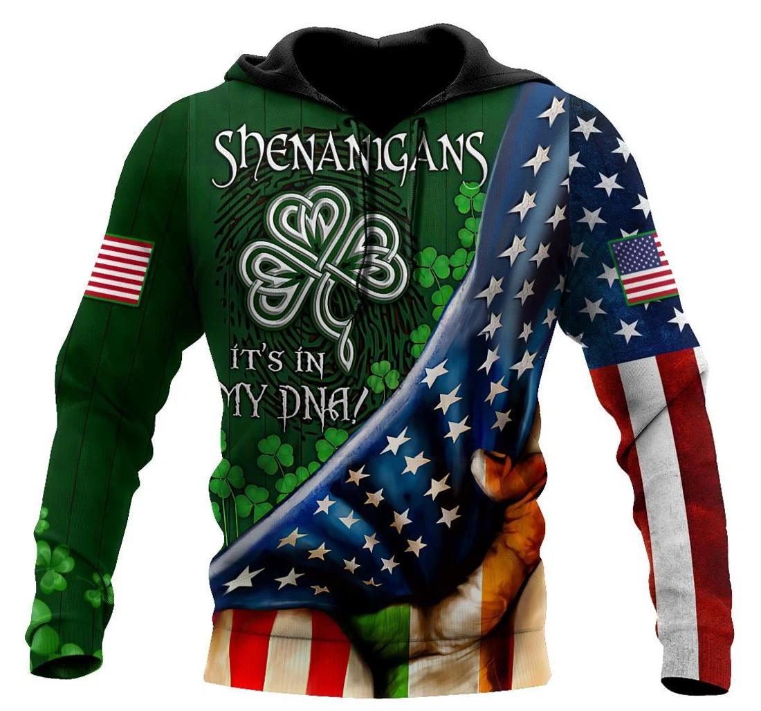 Personalized Irish St Patrick Day Mh - 3D Printed Pullover Hoodie