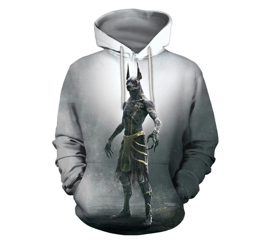 Personalized Anubis - 3D Printed Pullover Hoodie