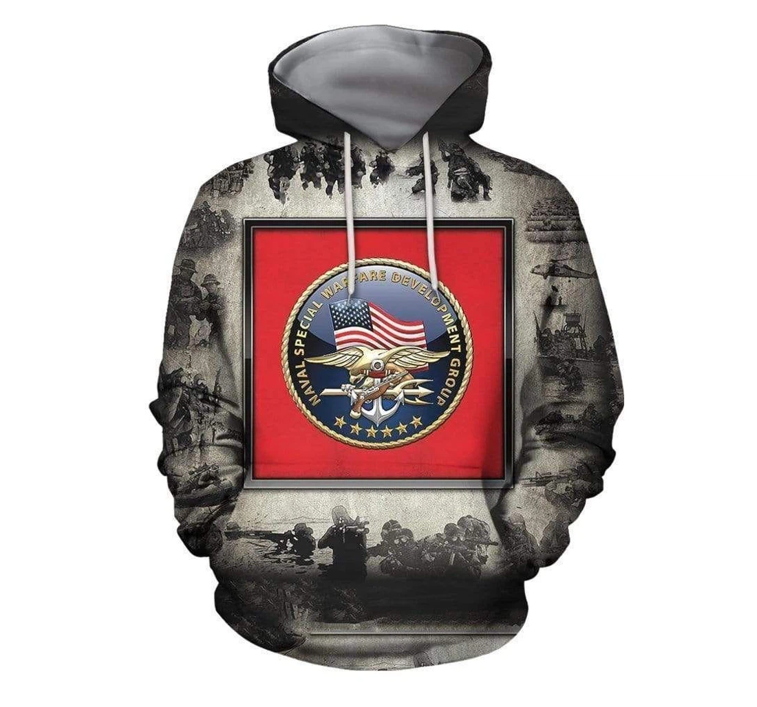 Personalized Naval Special Warfare - 3D Printed Pullover Hoodie