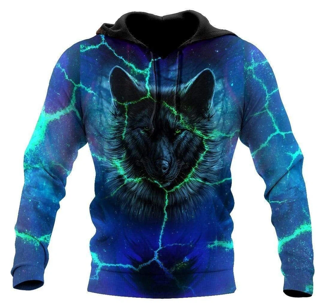 Personalized Magical Wolf - 3D Printed Pullover Hoodie