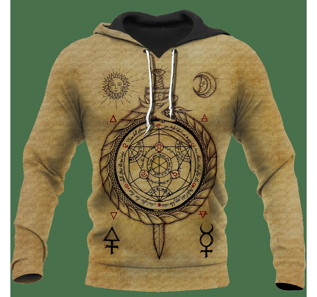 Personalized Alchemy Jj - 3D Printed Pullover Hoodie