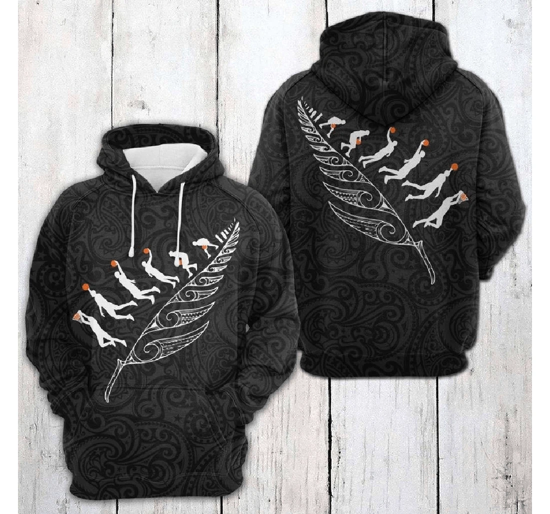 Personalized Amazing Basketball Maori - 3D Printed Pullover Hoodie