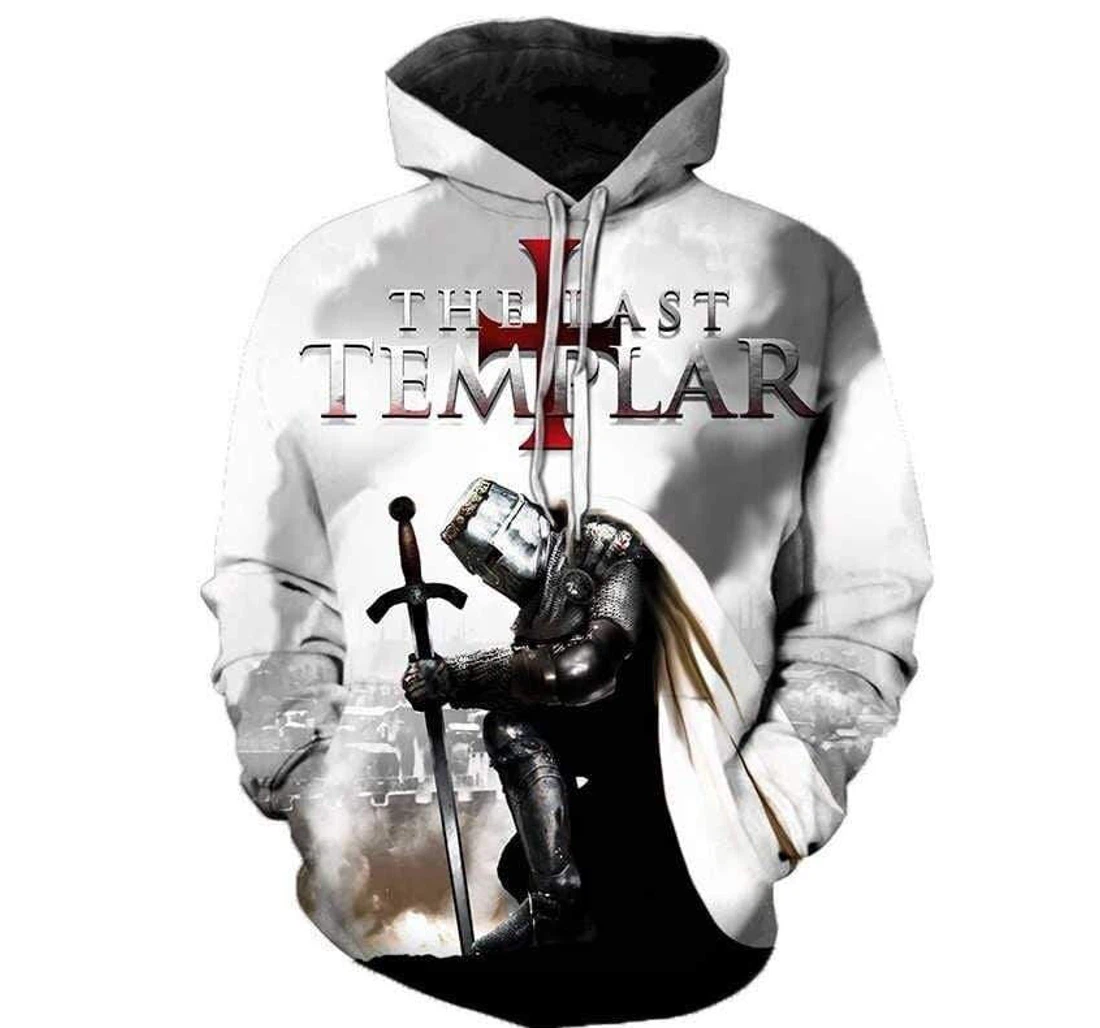 Personalized Knights The Last Templar - 3D Printed Pullover Hoodie