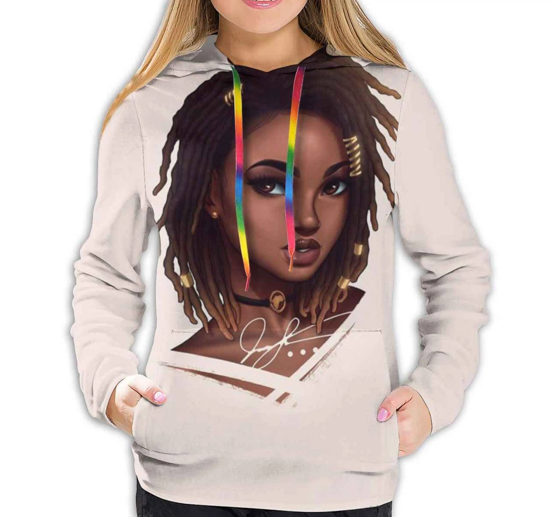 Personalized Girl Cool - 3D Printed Pullover Hoodie