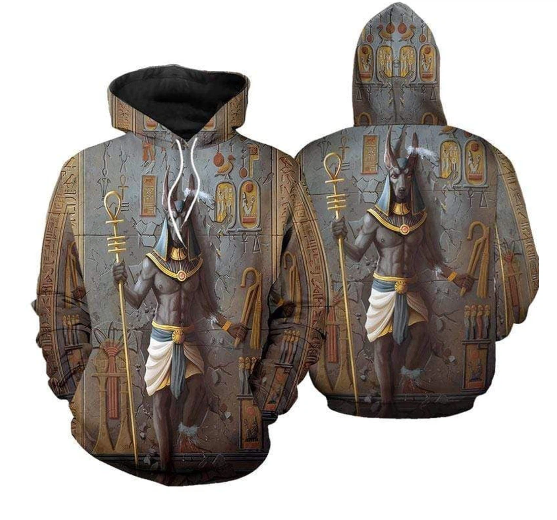 Personalized Amazing Anubis Egypt - 3D Printed Pullover Hoodie