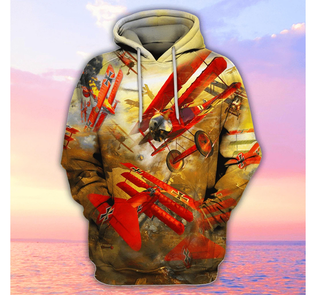 Personalized Amazing Airplanes - 3D Printed Pullover Hoodie