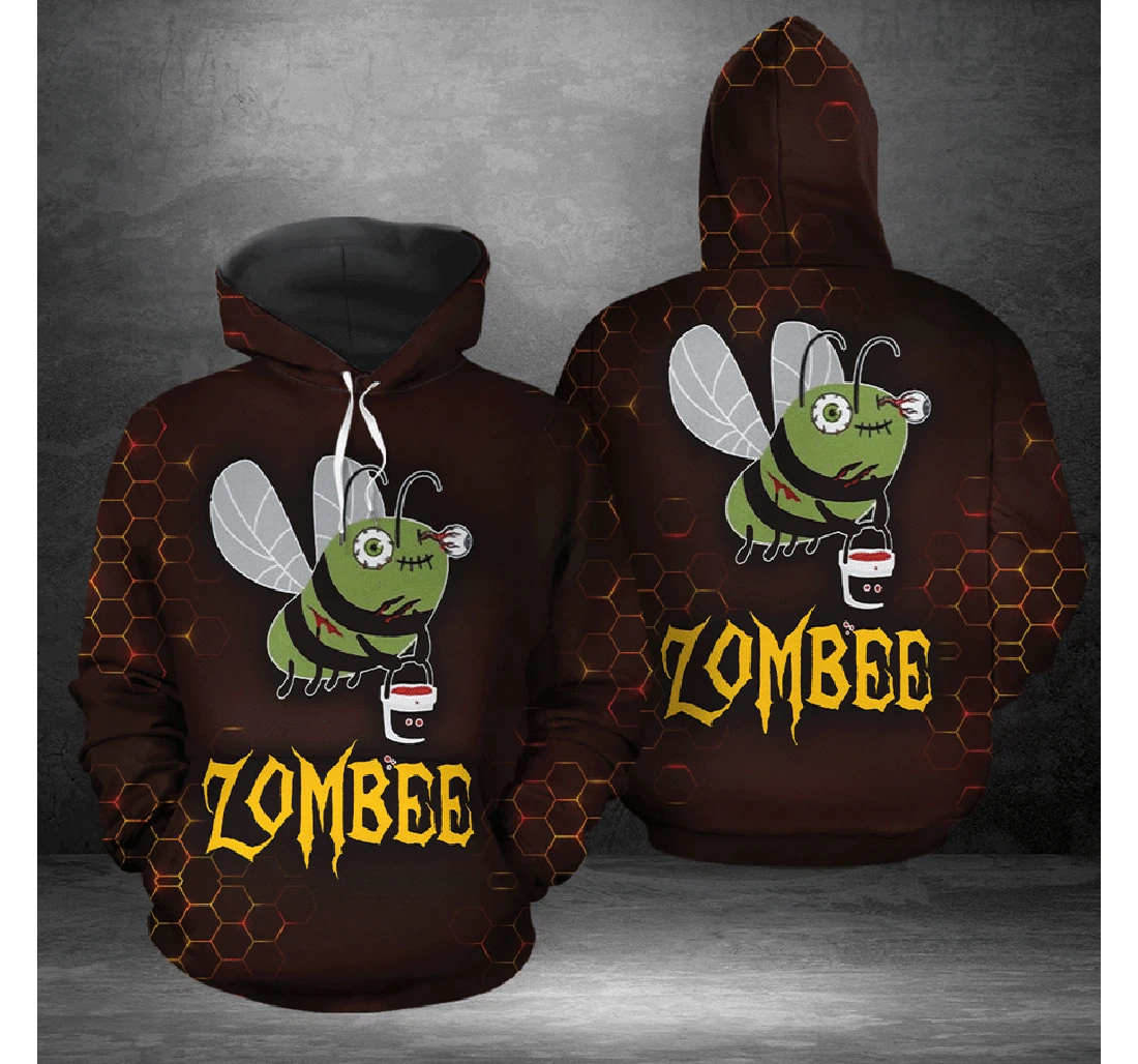 Personalized Zombie Zombee - 3D Printed Pullover Hoodie