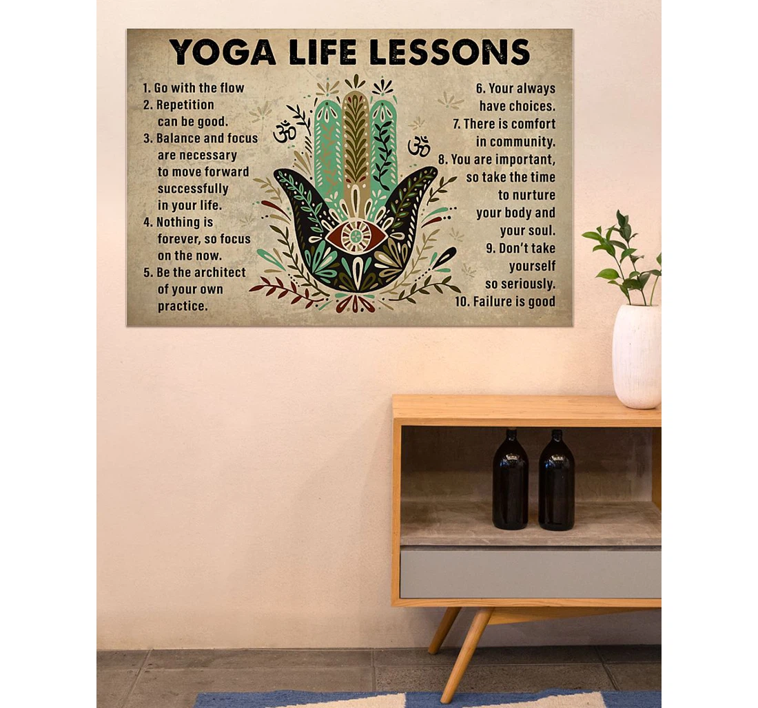 Personalized Poster, Canvas - Lose Your Mind Find Your Soul Meditation Yoga Print Framed Wall Art