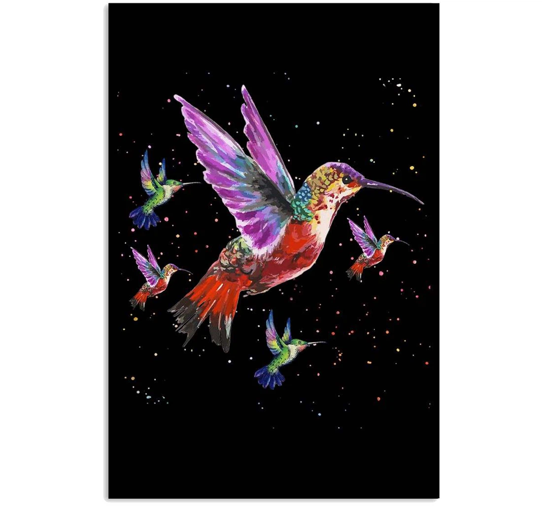 Personalized Poster, Canvas - Hummingbird Blink Blink Print Framed Wall Art