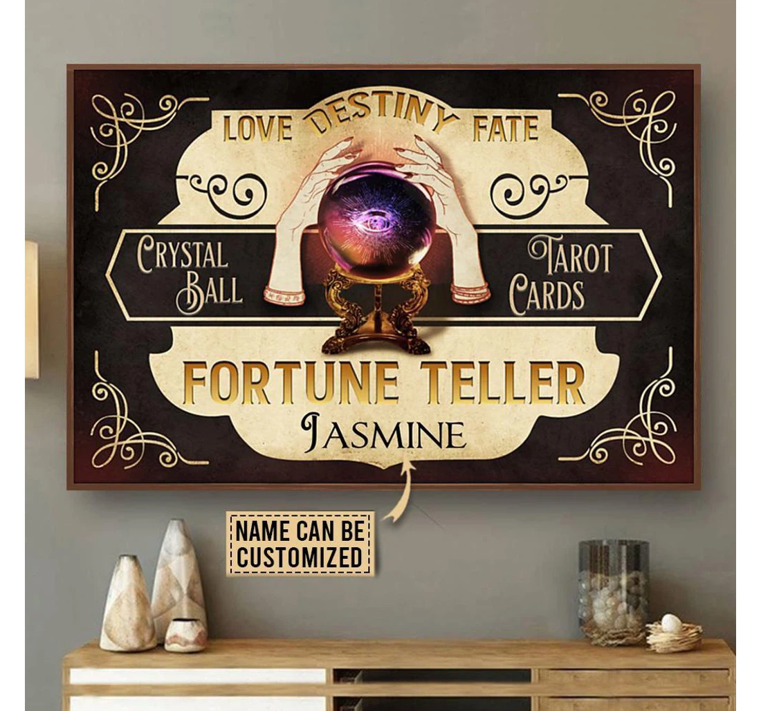 Poster, Canvas - Personalized Tarot Love Destiny Fate Customized Print Framed Wall Art