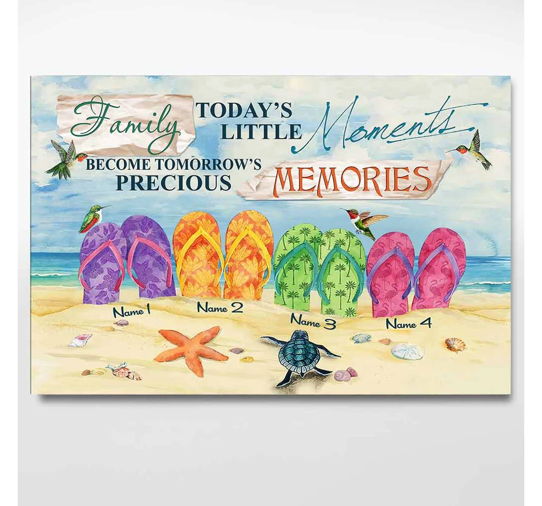 Poster, Canvas - Today's Little Moment Sea Lover Personalized Print Framed Wall Art