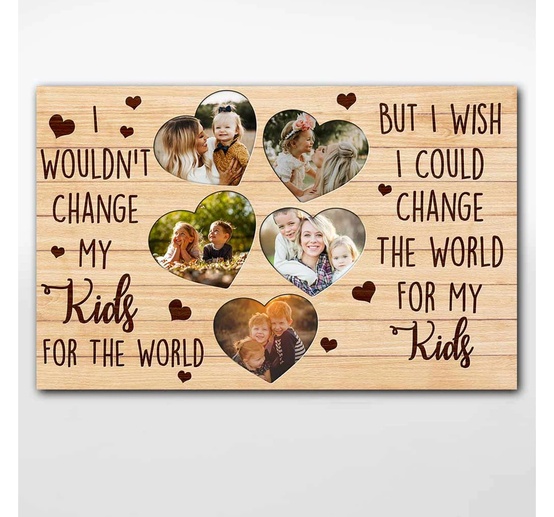 Poster, Canvas - As Blessed As I Can Be Personalized Mother's Day Print Framed Wall Art