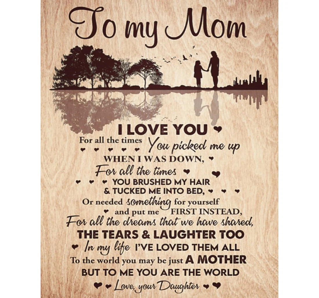 Personalized Poster, Canvas - Happy Mother's Day Mother 0321 Print Framed Wall Art