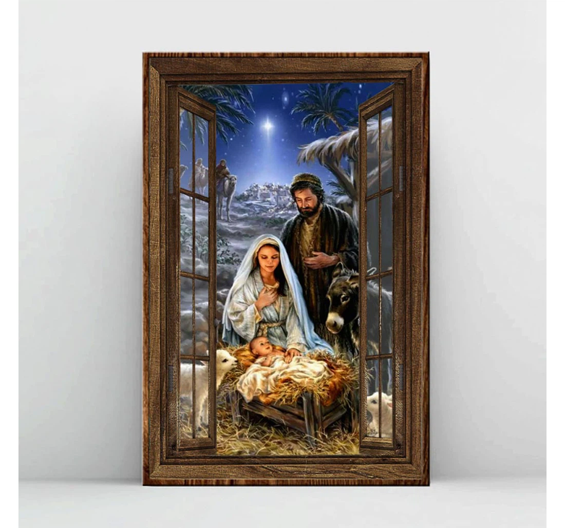 Personalized Poster, Canvas - A Star Was Born Christian Print Framed Wall Art