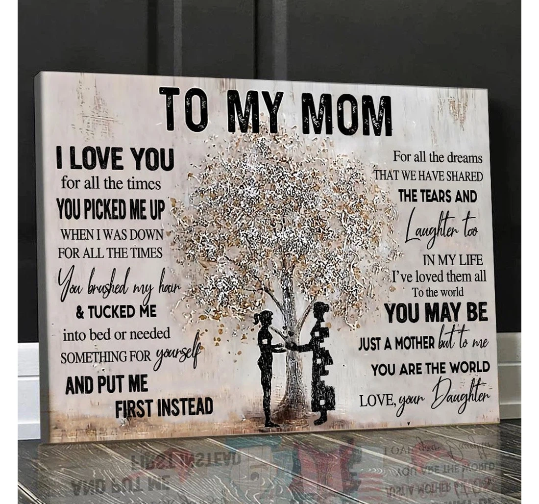 Personalized Poster, Canvas - Happy Mother's Day Mother 0120 Print Framed Wall Art