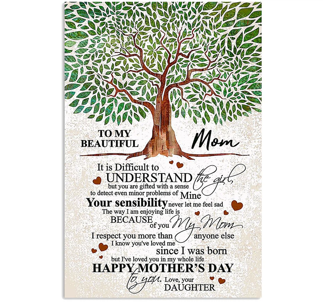 Personalized Poster, Canvas - Happy Mother's Day Mother 0921 Print Framed Wall Art