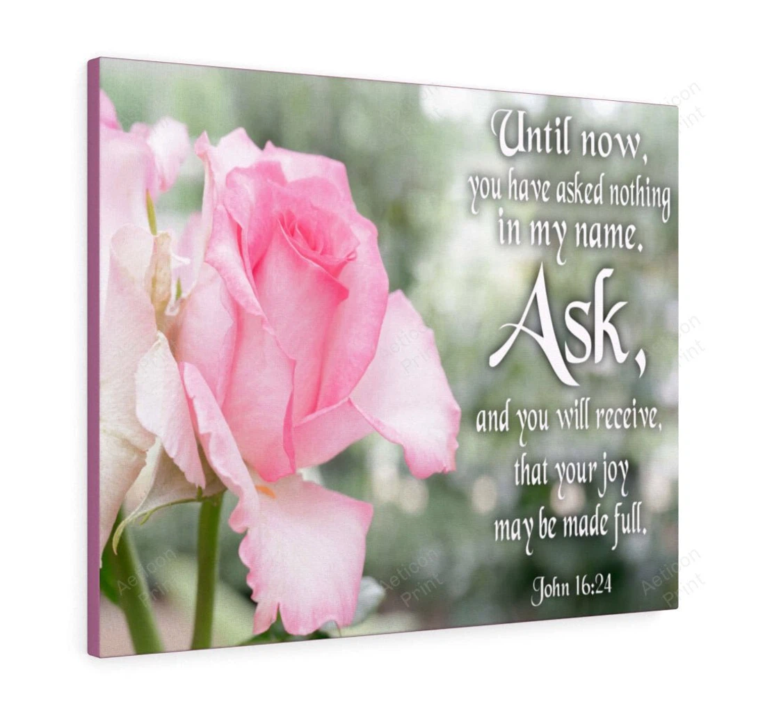 Personalized Poster, Canvas - Bible Verse God Love His Brother 1 John 4 21 Christian Scripture Print Framed Wall Art