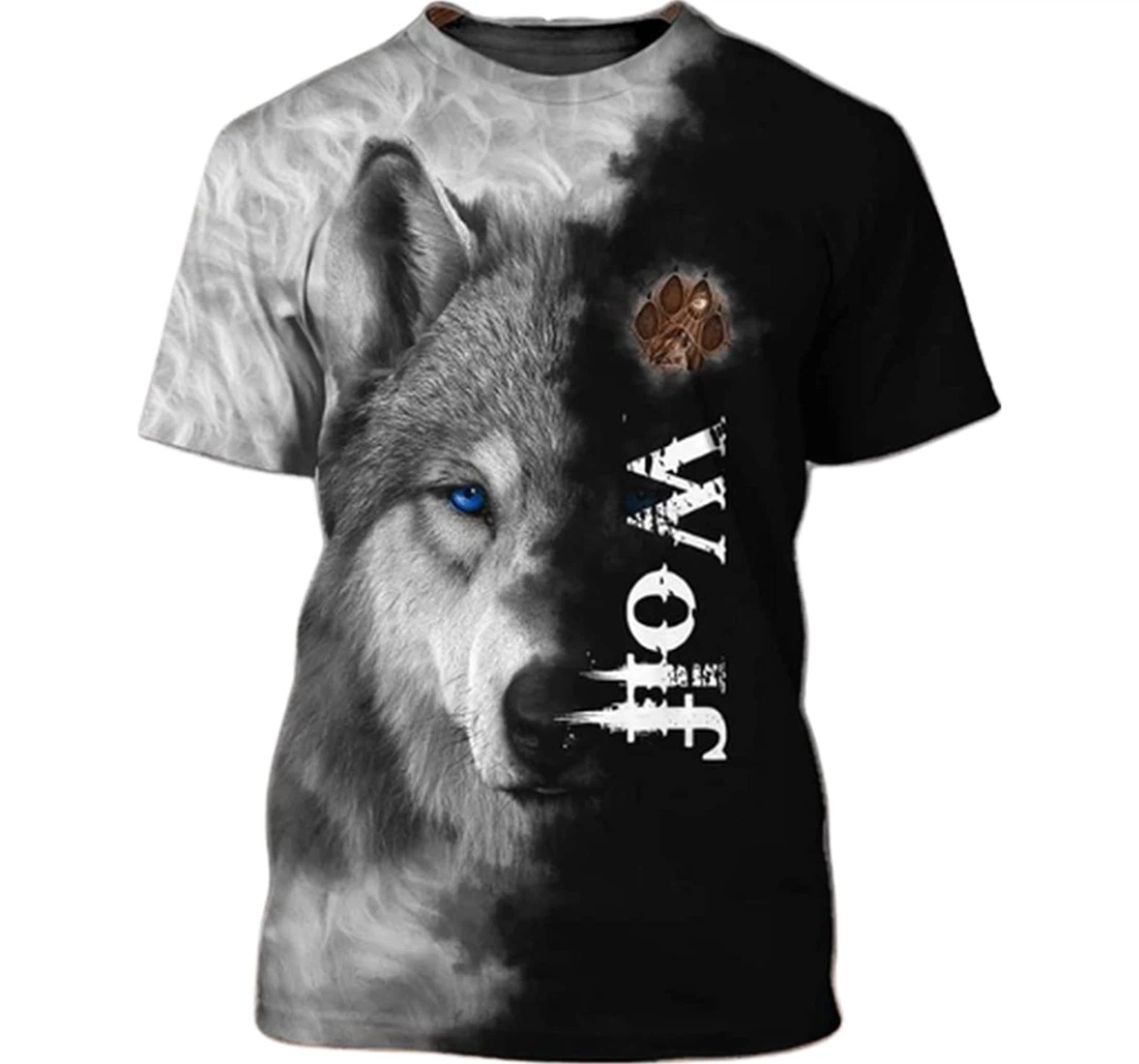 Wolf Gray Family - 3D Printed T-shirt