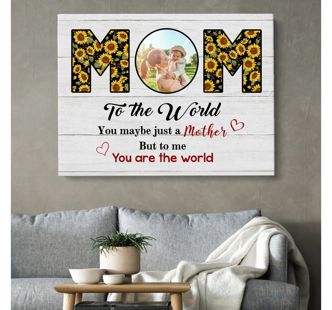 Poster, Canvas - Personalized Mom Mother's Day Mom's Birthday Print Framed Wall Art