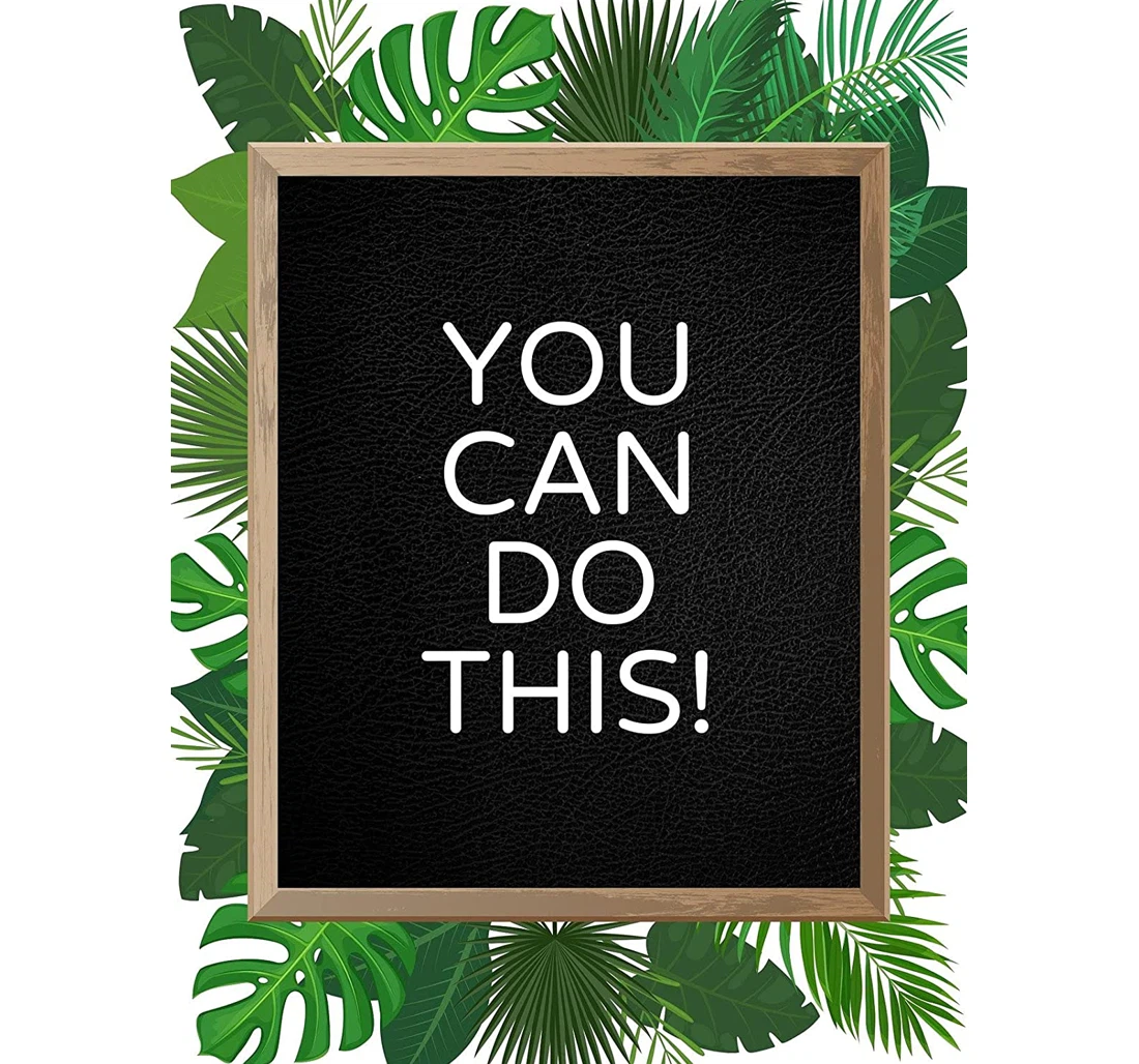 Poster, Canvas - Greatest Plant Motivation And Learning Preschool, Homeschool, Playroom Back To School On Christmas, Birthday Print Framed Wall Art