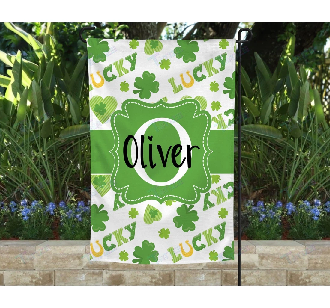 Irish Personalized St Patricks Day Double-Sided, UV And Fade - Resistant Flag