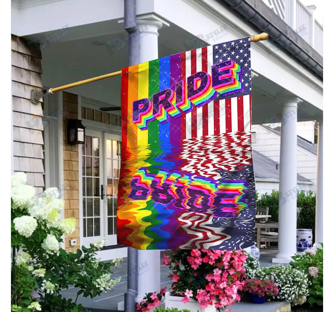 Lgbt Best Yourself Double-Sided, UV And Fade - Resistant Flag