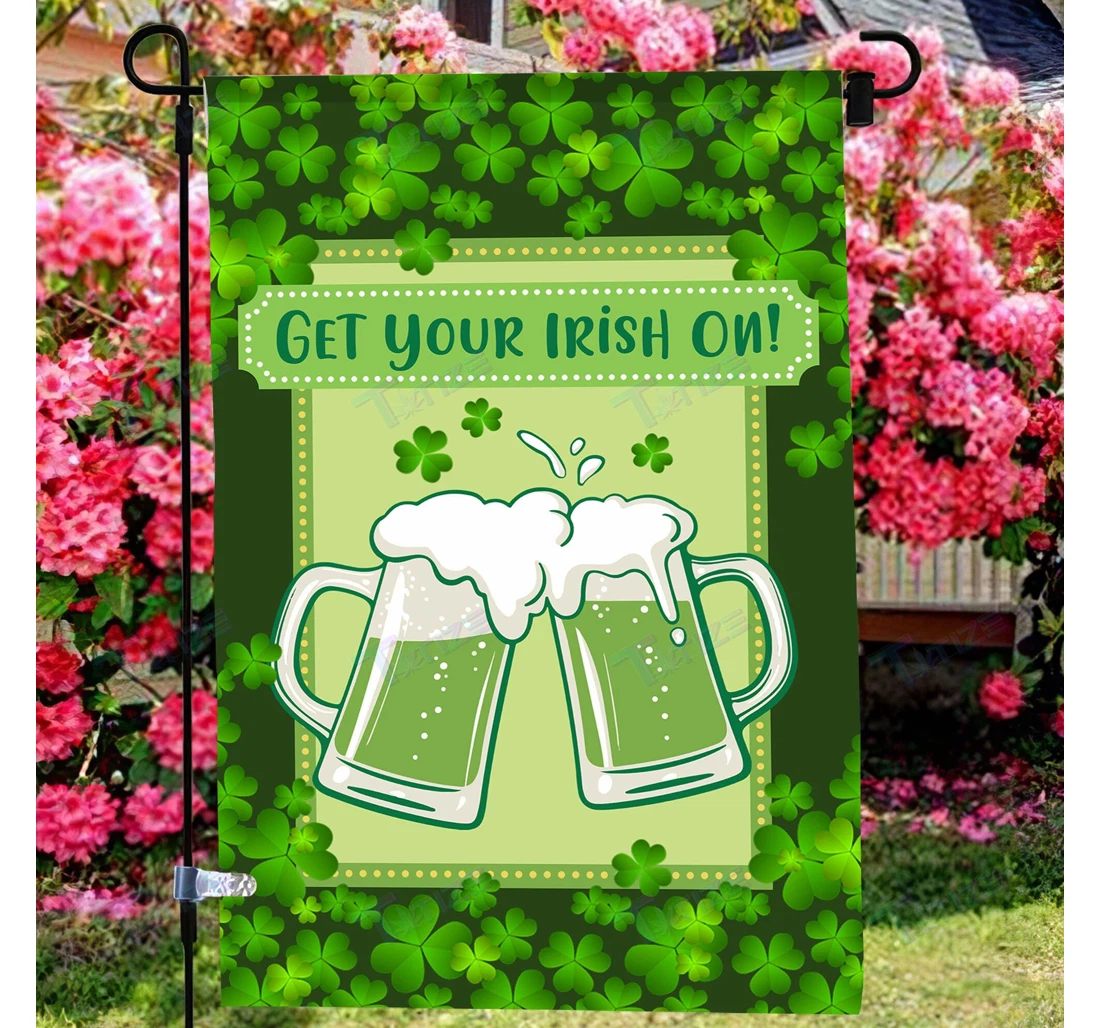Irish St. Patrick's Day Double-Sided, UV And Fade - Resistant Flag