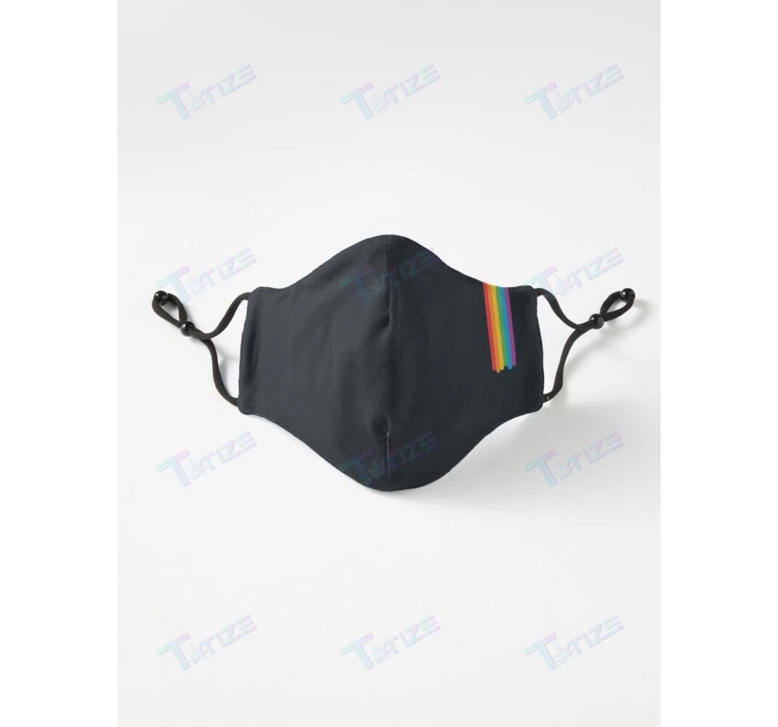 Rainbow Lgbti Gay Pride Face Mask Pm 2.5 3pcs Double-Sided, UV And Fade - Resistant Flag