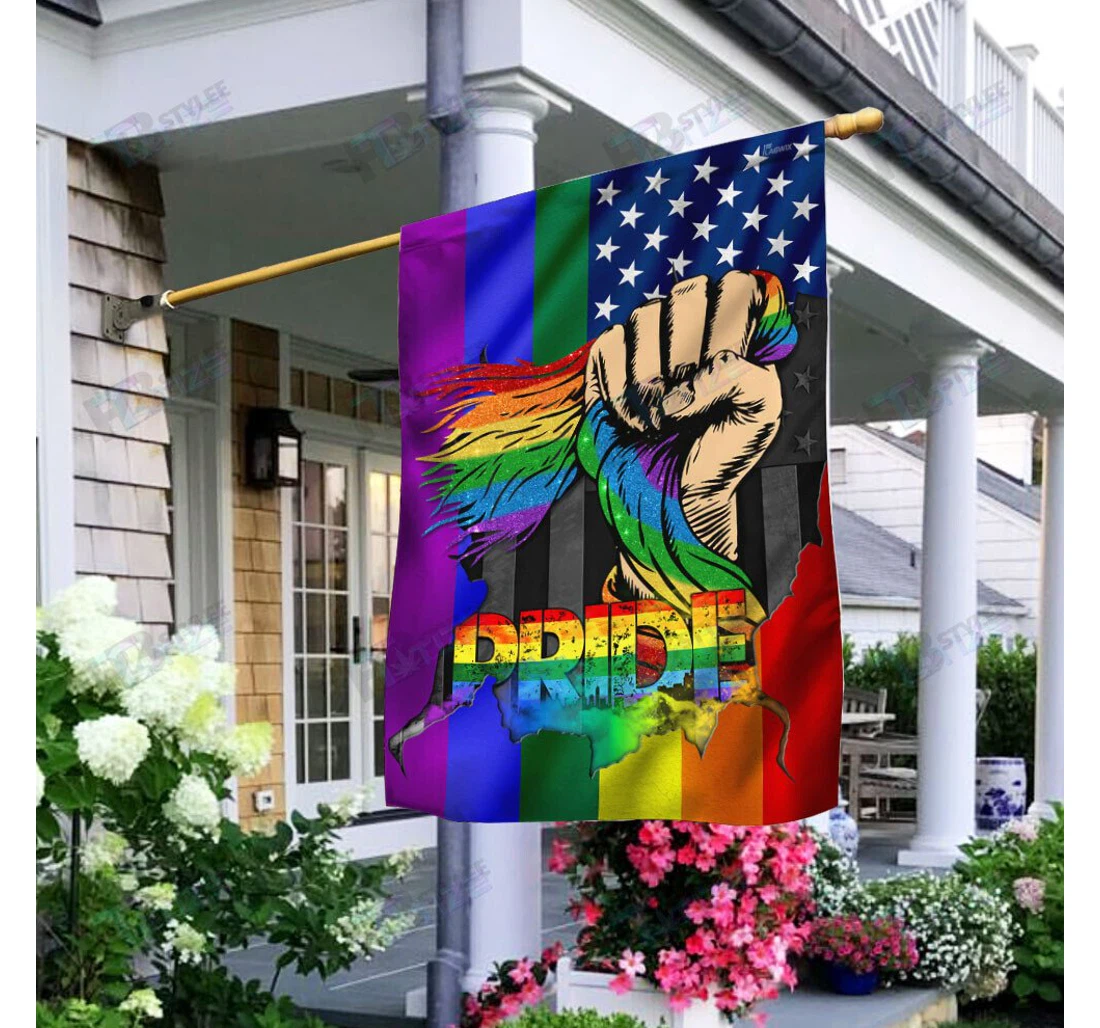 Lgbt Pride Double-Sided, UV And Fade - Resistant Flag