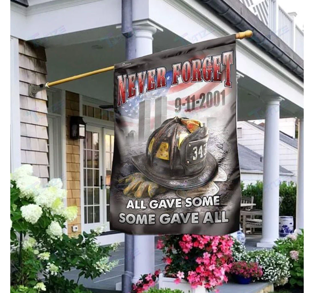 911 We Will Never Forget Double-Sided, UV And Fade - Resistant Flag