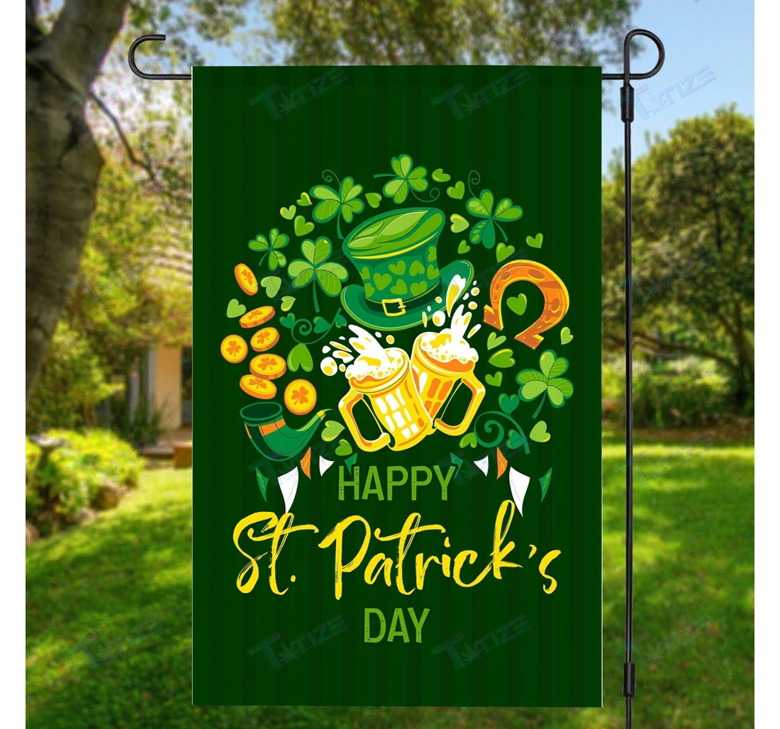 Irish St. Patrick's Day Double-Sided, UV And Fade - Resistant Flag