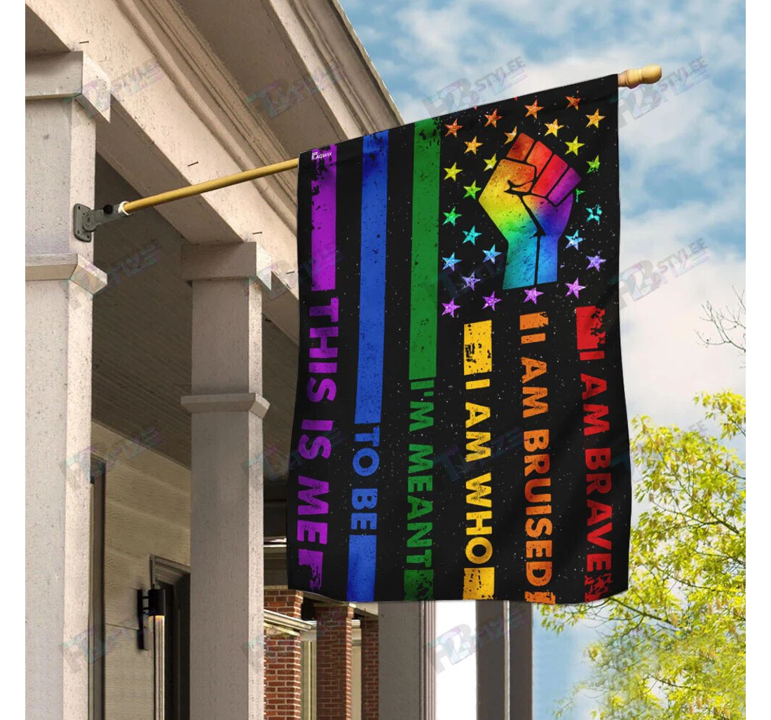 Lgbt Pride Double-Sided, UV And Fade - Resistant Flag