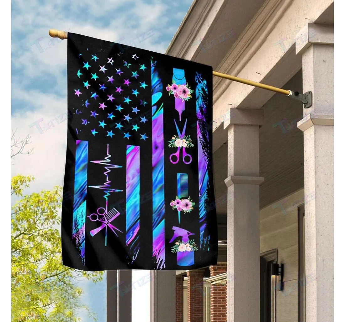 Hairdresser Hair Stylist Pride Double-Sided, UV And Fade - Resistant Flag