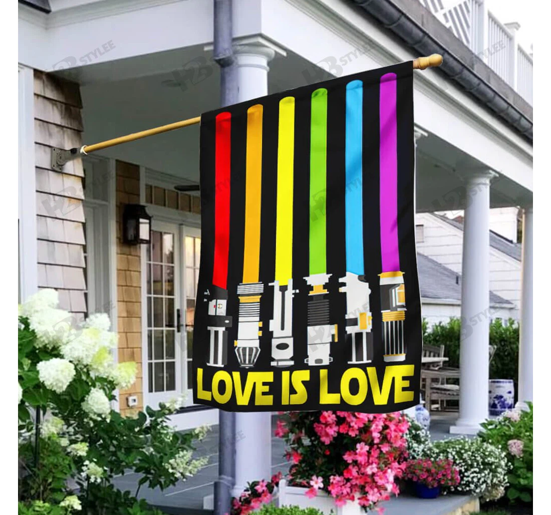 Love Is Love Double-Sided, UV And Fade - Resistant Flag