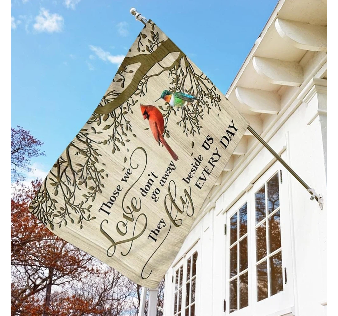 Cardinal Beside Us Every Day Double-Sided, UV And Fade - Resistant Flag