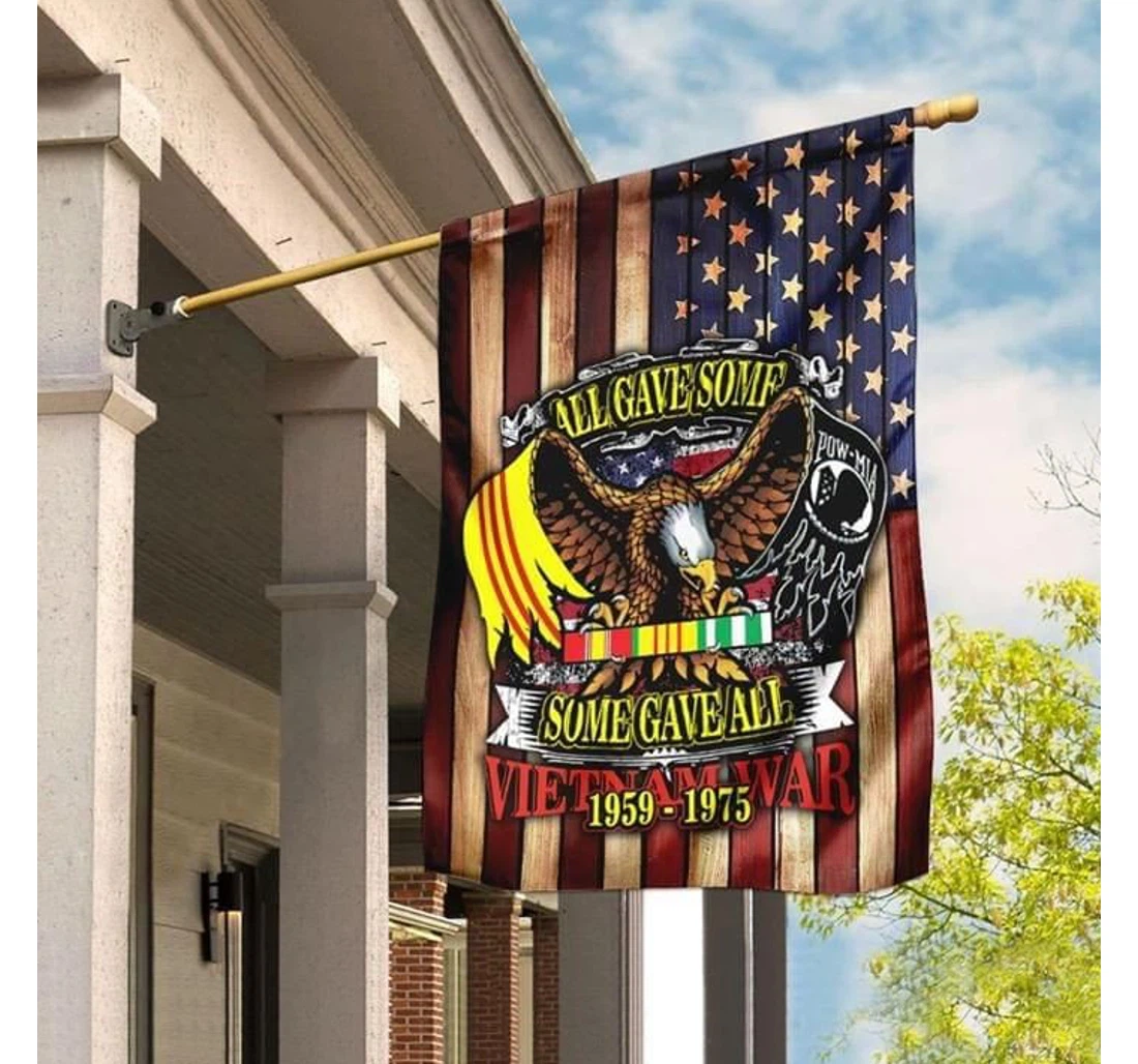 Proud Vietnam Veteran Independence Day America 4th Of July Us Double-Sided, UV And Fade - Resistant Flag