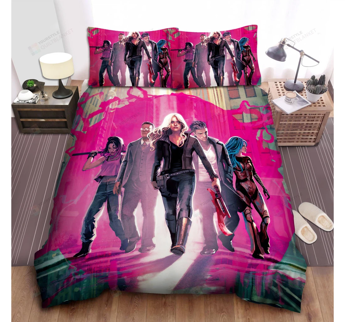 Bedding Set - Buffy Summers Fanart Spread Included 1 Ultra Soft Duvet Cover or Quilt and 2 Lightweight Breathe Pillowcases