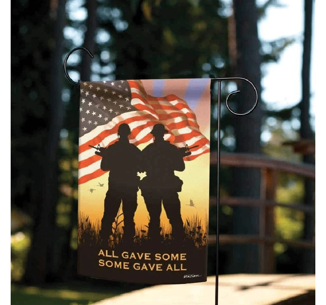 Veteran All Gave Some Gave All Printed Both-Sides, UV And Fade - Resistant Flag