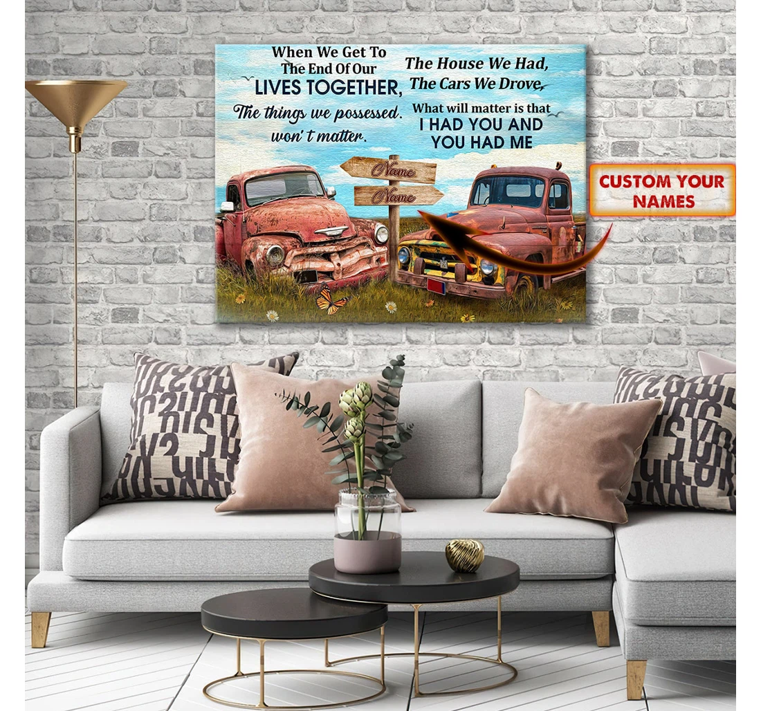 Poster, Canvas - Our Love Story Custom H9h3 400 Print Framed Wall Art