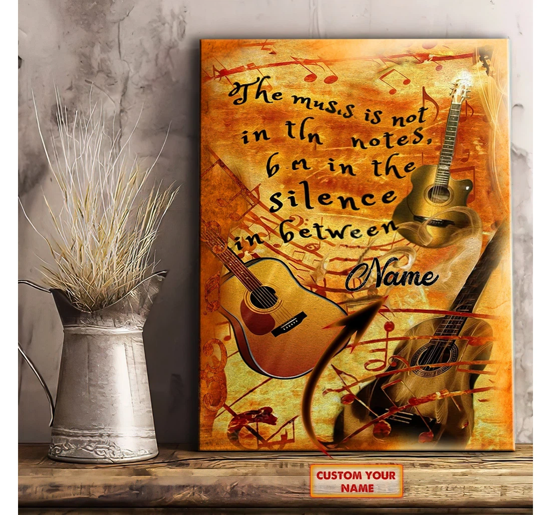 Poster, Canvas - Guitar Lover Custom H9h3-canvas-006 Print Framed Wall Art