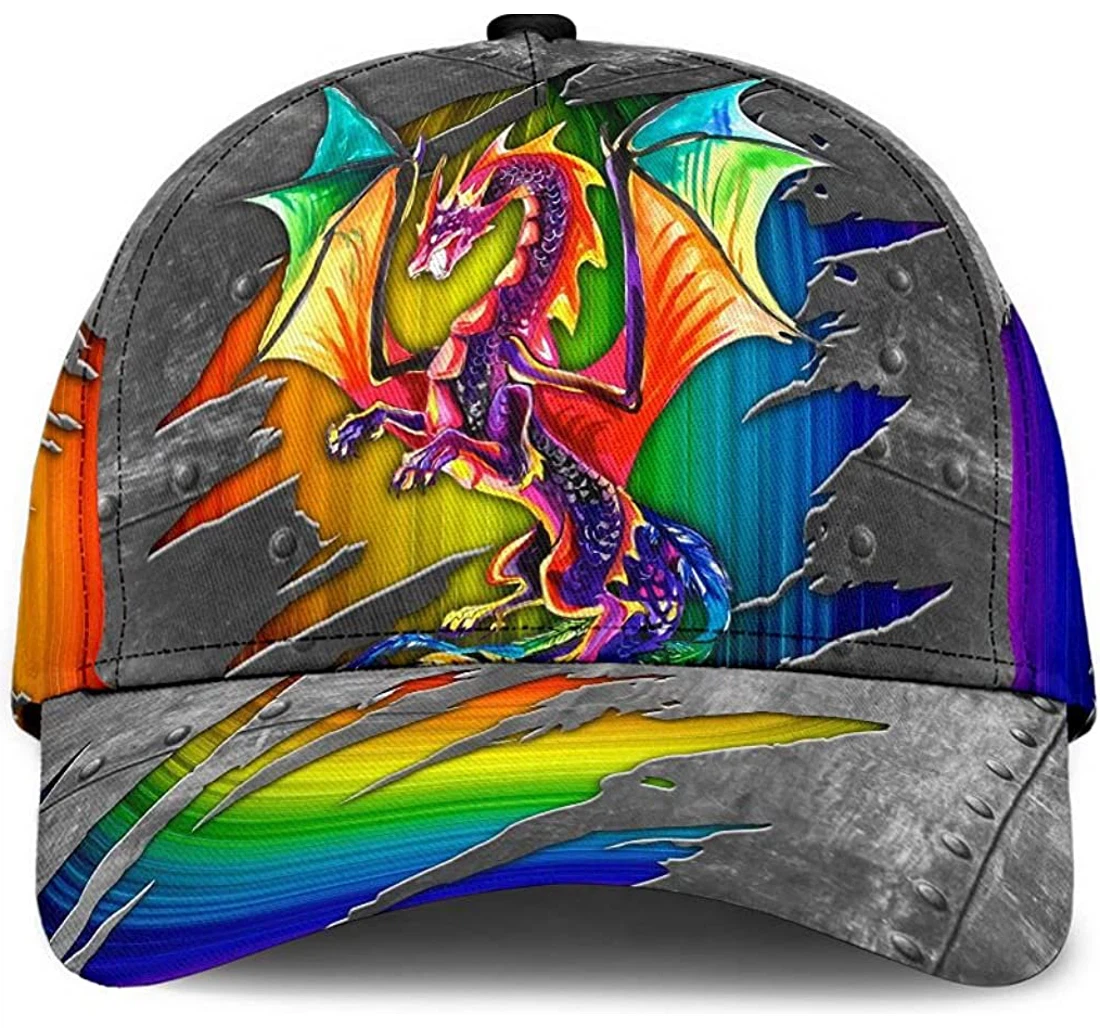 Personalized Dragon Dragon Colorful Unisex Snapback, Classic Baseball Cap