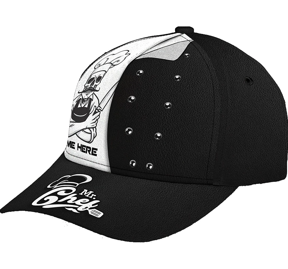 Personalized Name Mr Chef Unisex Snapback, Classic Baseball Cap