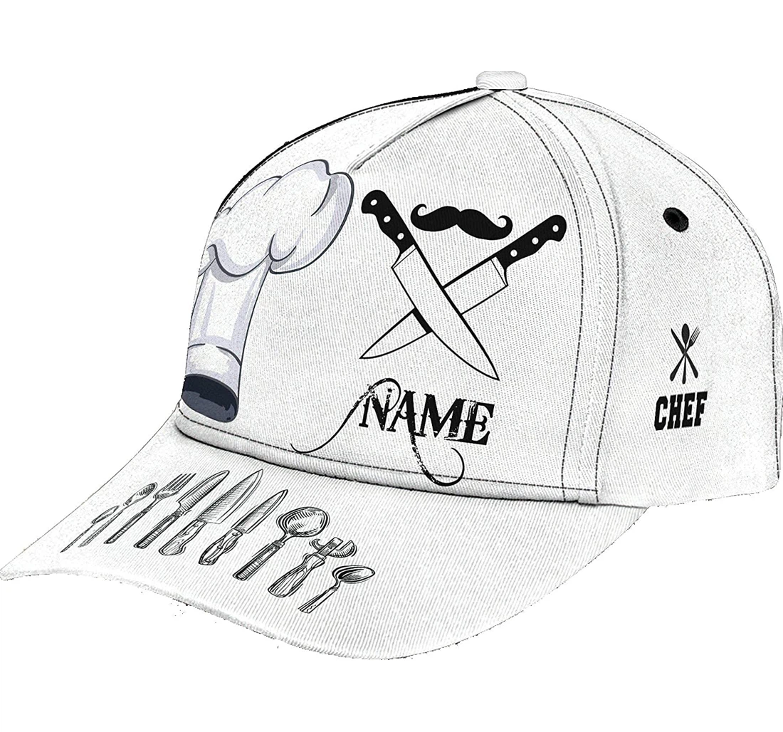 Personalized Name Chef Unisex Snapback, Classic Baseball Cap