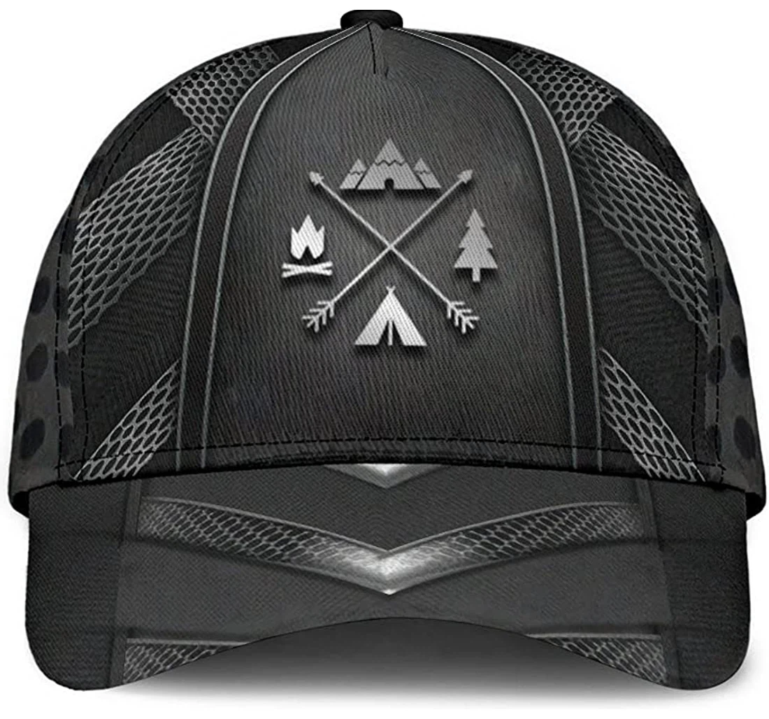 Personalized Camping Unisex Snapback, Classic Baseball Cap, Hat