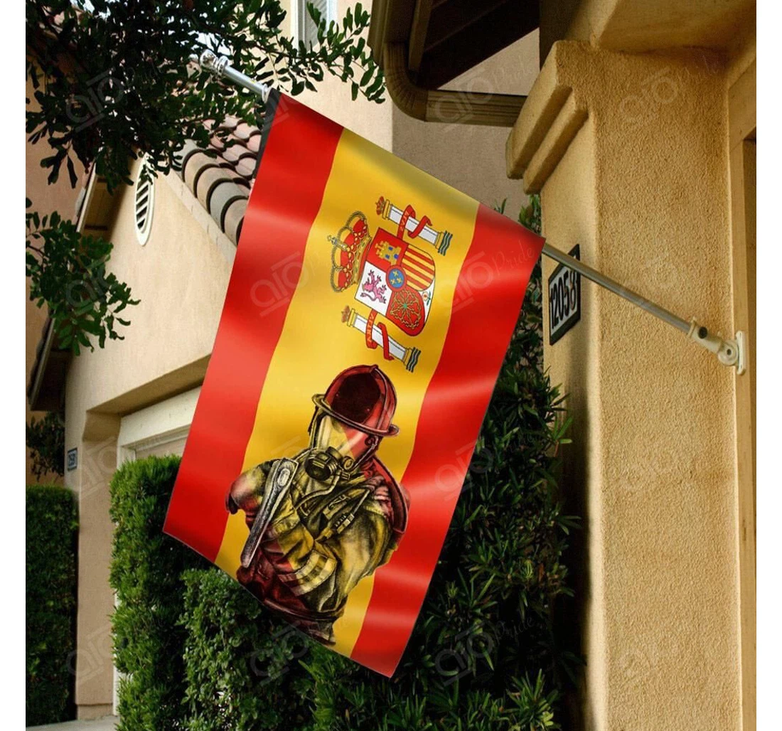 Firefighter Spain Double-Sided, UV And Fade - Resistant Flag